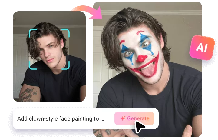 Easily Add Face Paint to Photo with AI