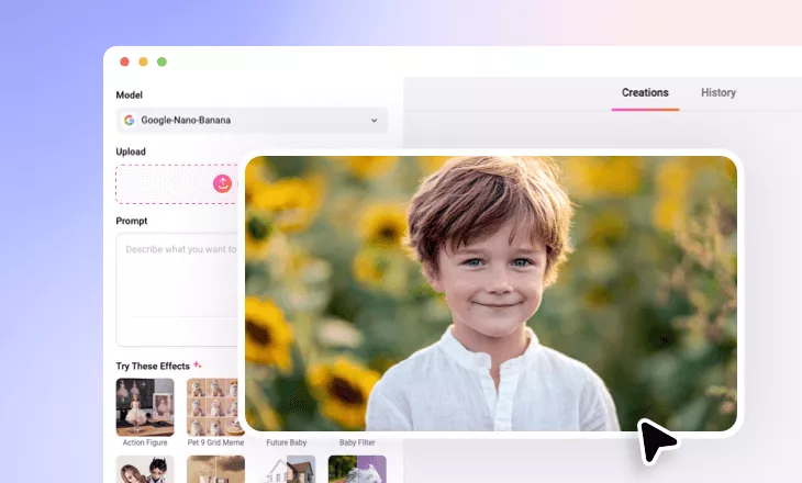 How to Apply Face Paint Effect to Photo in FlexClip 