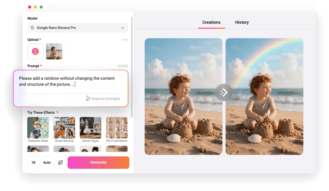 Add Rainbow Filter to Photo Online