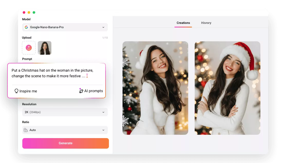 Add Santa Hat to Photo