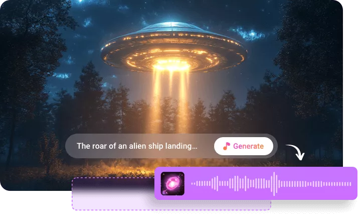 Create Unique & Tailored SFX with Text-based Generation