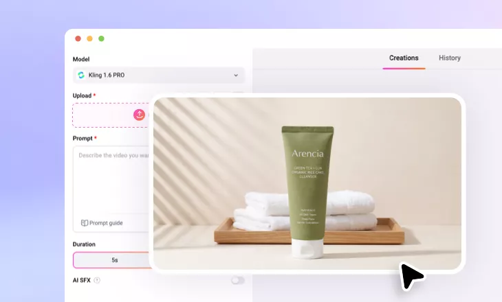 How to Generate a 360° Rotation Video with AI?