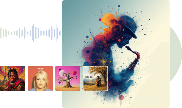 Easily Design Album Covers in Any Style