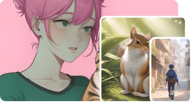 Generar Arte de Anime con IA para Personaje, Animal y Paisaje