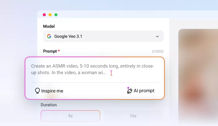 How to Make an AI ASMR Video with FlexClip?