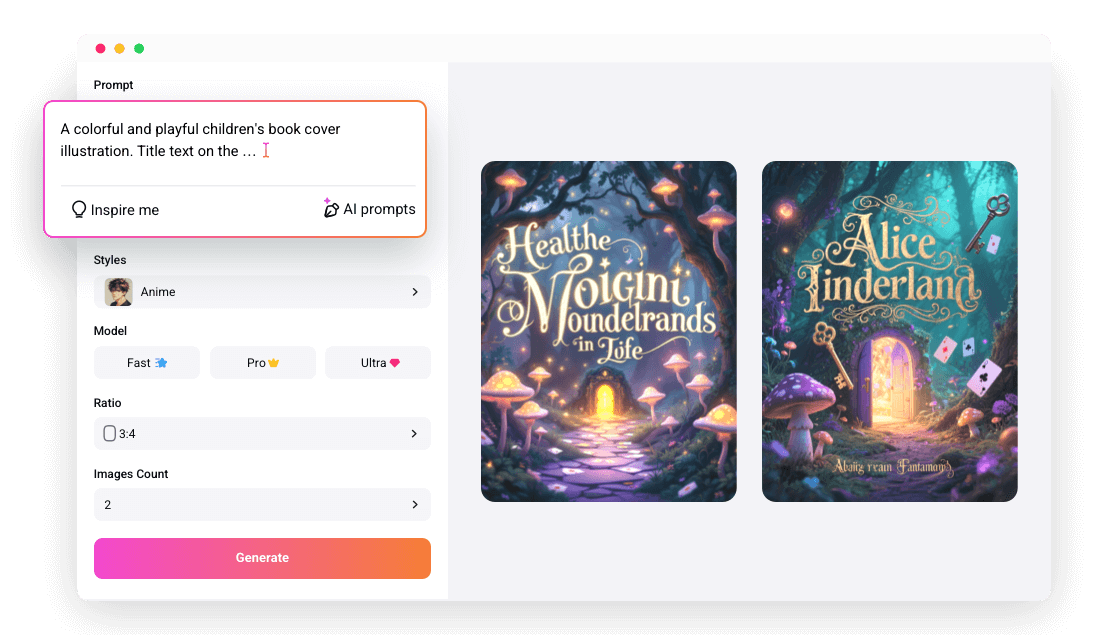 AI Book Cover Generator: Easily Design Book Covers with AI