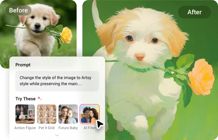Create Cartoon Versions of Your Photos with Prompts