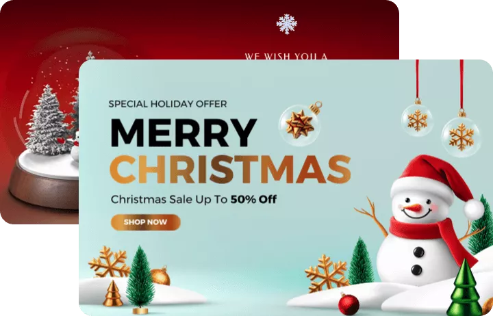 Discover Professional Christmas Card and Video Templates