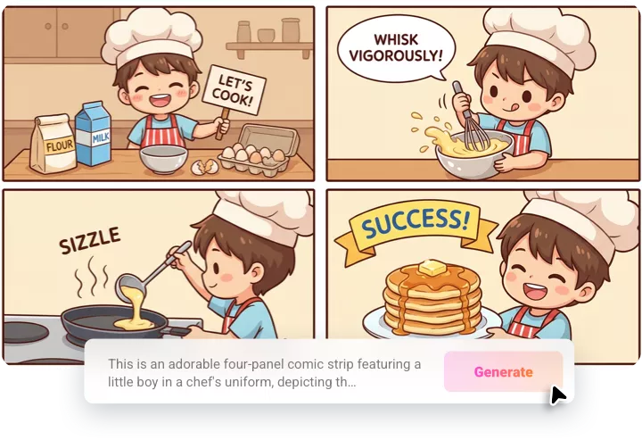 Create Your Comic Strip from Text