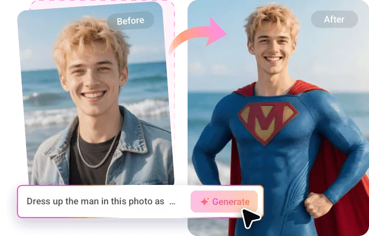 逼真Cosplay造型,AI 极速呈现