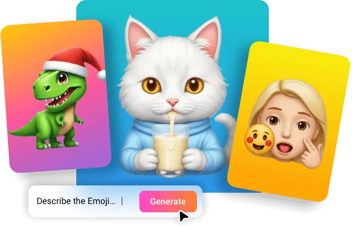 Instantly Turn Text into Custom Emoji with AI