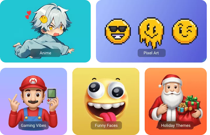 Generate Unique Emojis with Various Styles