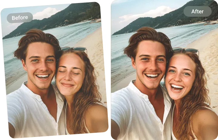 Transform Awkward Expression into Enchanting One in Your Photo