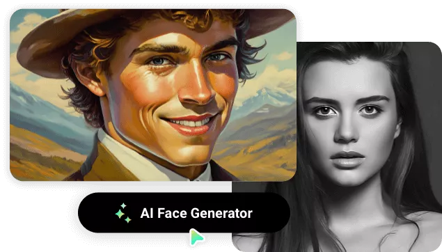 One-Click AI Human Face Image Generator