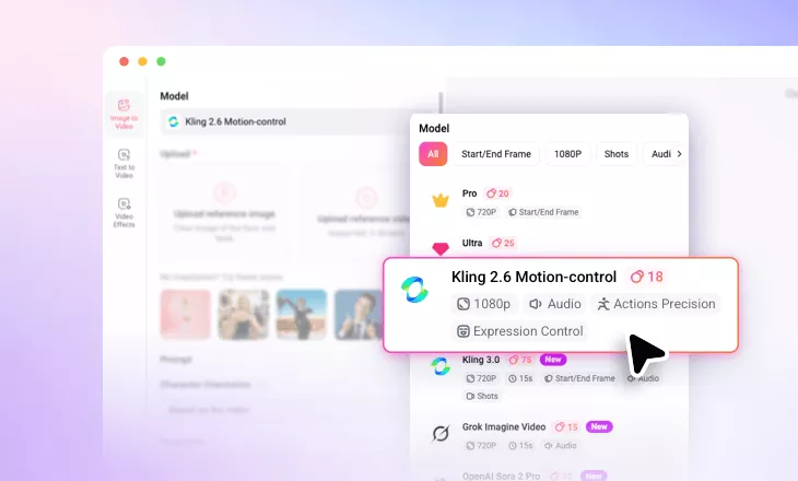 How to Generate an AI Face Mimic Video?