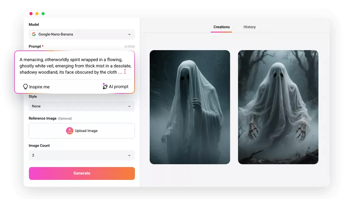 AI Horror Image Generator