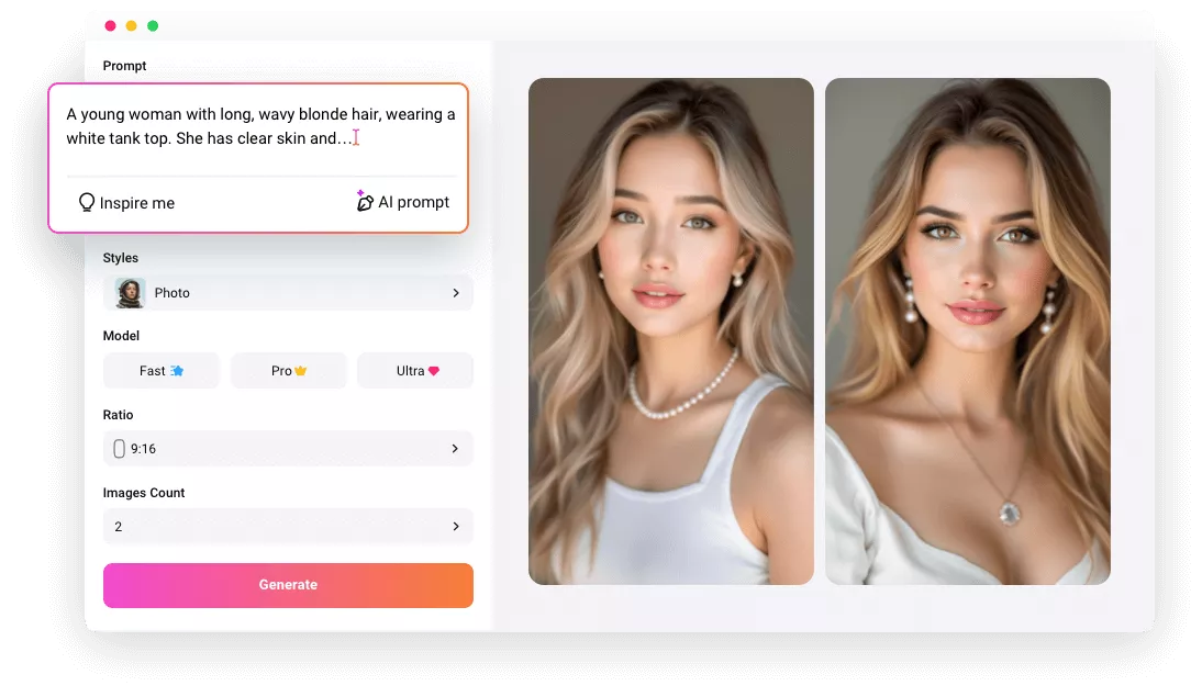 AI Influencer Generator Online