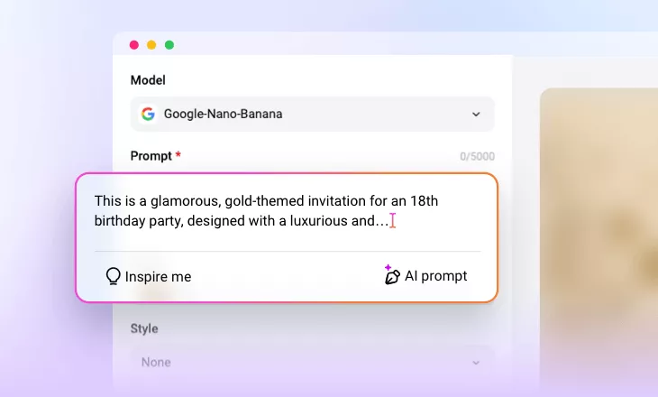 How to Create an Invitation Using AI 