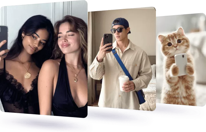 Solo Shots, Group Pics & Pet Selfies – Mirror Magic for All