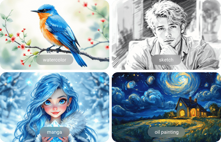 Various Painting Styles for You to Select