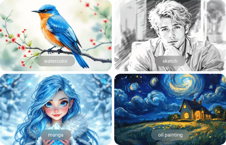 Various Painting Styles for You to Select