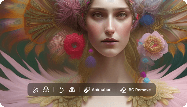 Comprehensive Editing Features for AI Painting Images 