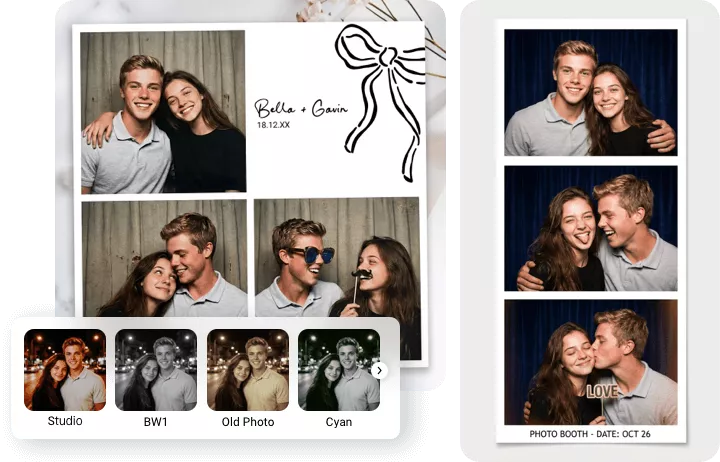 Get Attractive AI-generated Photo Booth Photos in Clicks