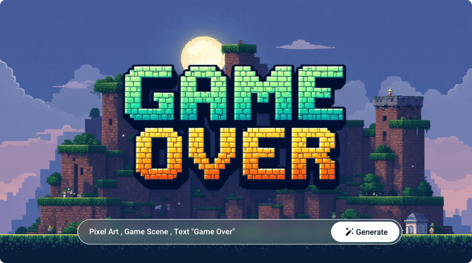 Generate AI Pixel Art from Text Online | FlexClip