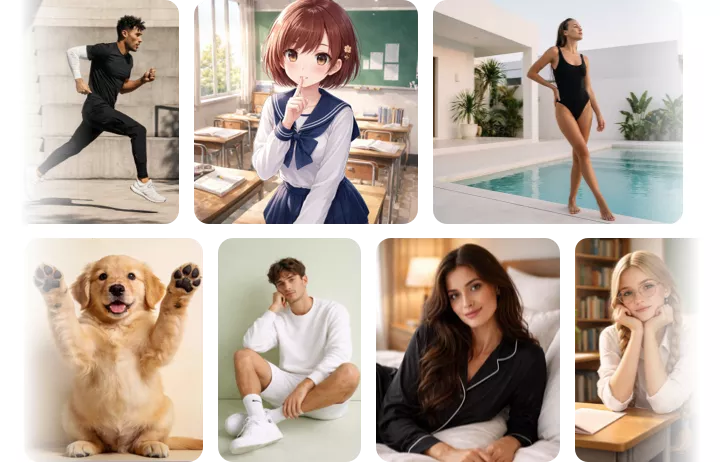 AI Pose Generator for People, Pets, and Characters