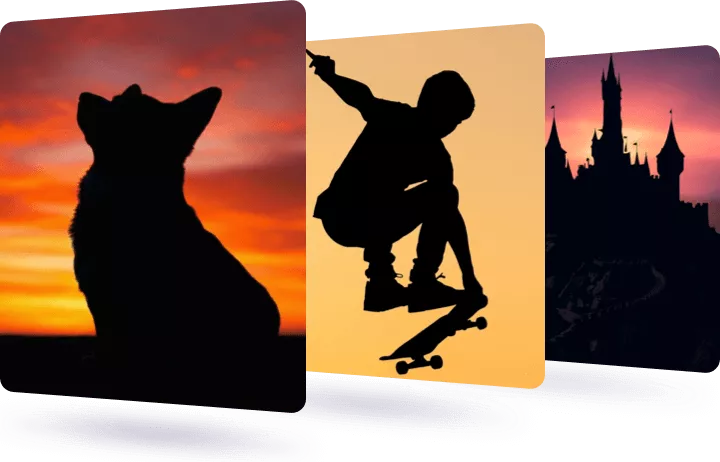 AI Silhouettes for Portraits, Groups, Pets, and More
