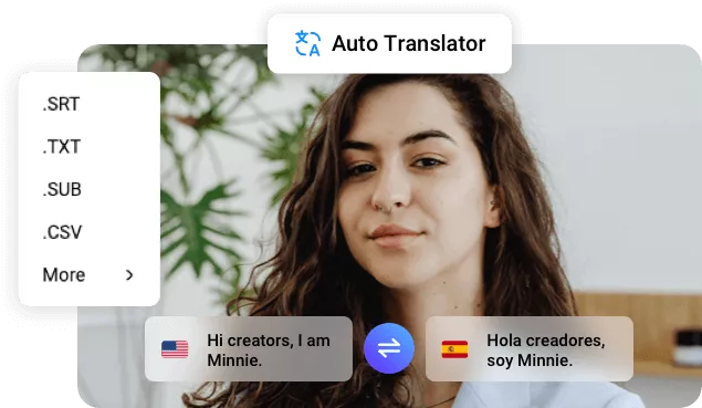 AI Subtitle Translator - Auto Translate Subtitles Online | FlexClip