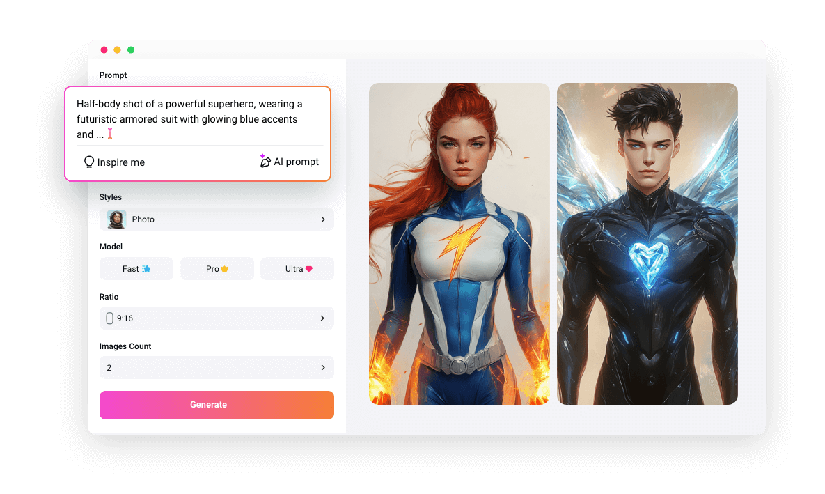 AI Superhero Generator | Bring Your Dream Hero to Life