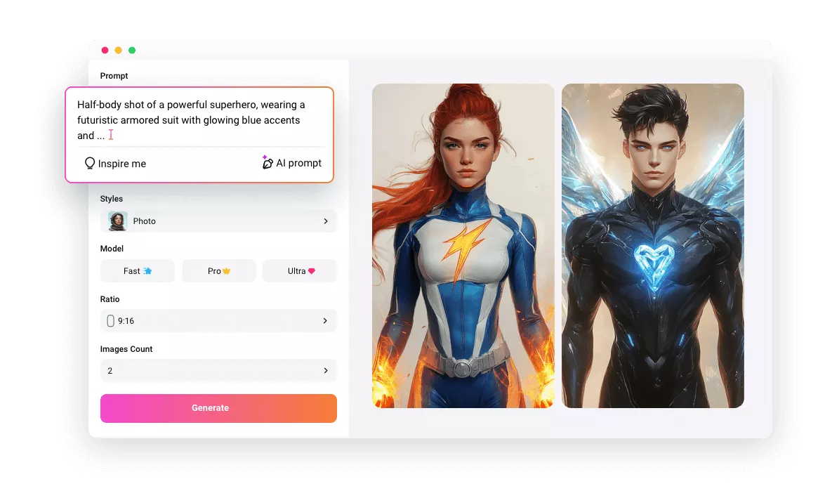 AI Superhero Generator