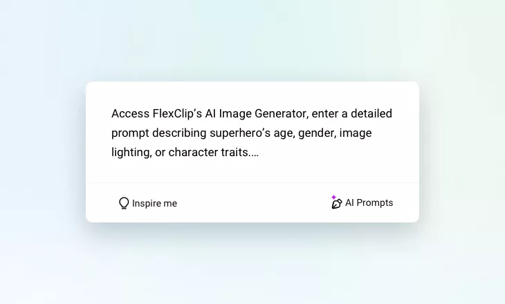 How to Use FlexClip’s AI Superhero Generator