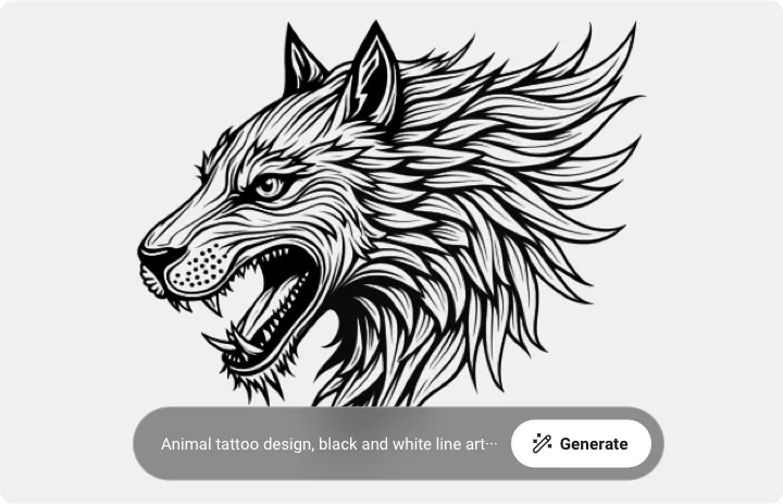 KI-Tattoo-Generator aus Text: Visualisieren Sie Ihre Tattoo-Vision