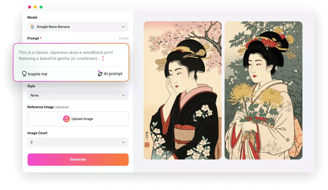AI Ukiyo-e Generator