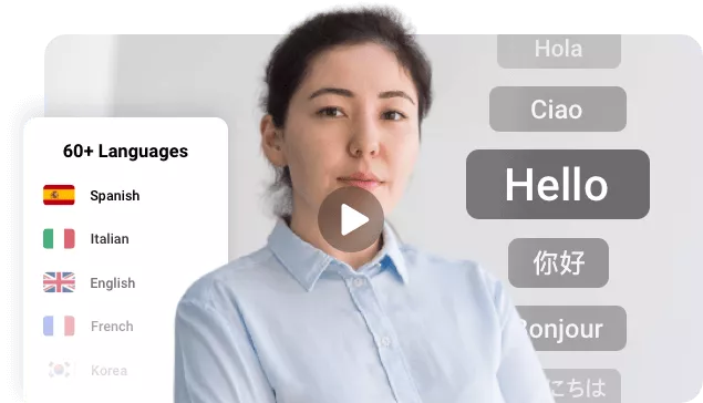 Translate Videos into 60+ Popular Languages