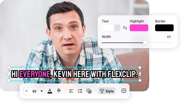 Personaliza la animación de tus subtítulos con opciones flexibles