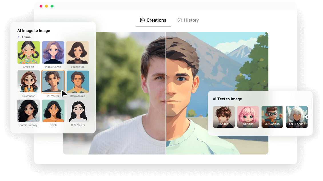 Anime PFP Maker- Make Anime Profile Pictures from Photos or Text