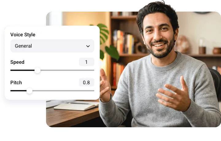 Customize the Arabic Audio at Will