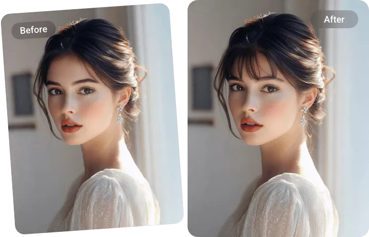 AI-generated Bangs Filter for Your Photo