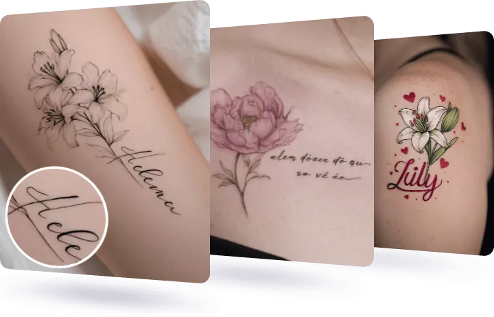 Make Meaningful Birth Flower Bouquet Tattoos