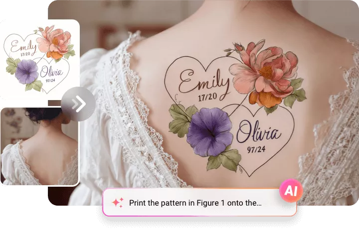 Not Just for Birth Flower Tattoo Creation