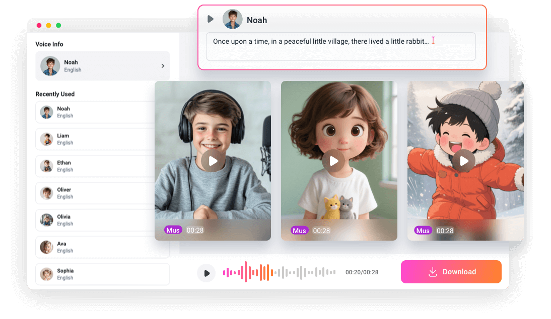 Generador de voz infantil con IA online: para obtener una voz infantil ...