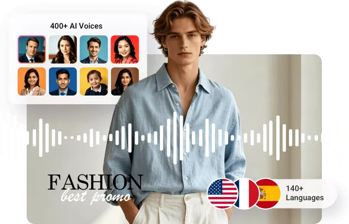 400+ Voices, 140+ Languages to Choose from