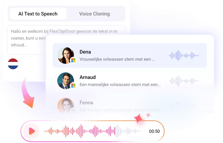 Dutch Text to Audio with Various Voices