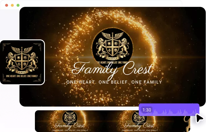 Animate Your Family Crest with Smooth Motion