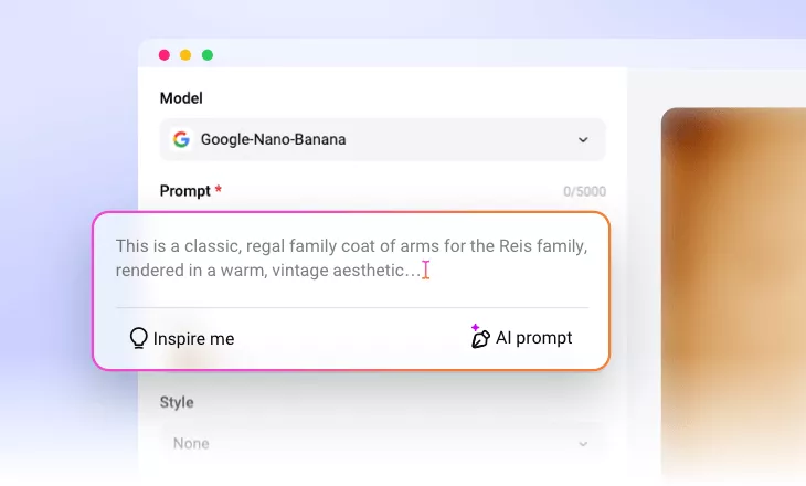 How FlexClip’s AI Family Crest Generator Works? 