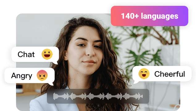 Amplia selección de estilos de voz y lenguajes