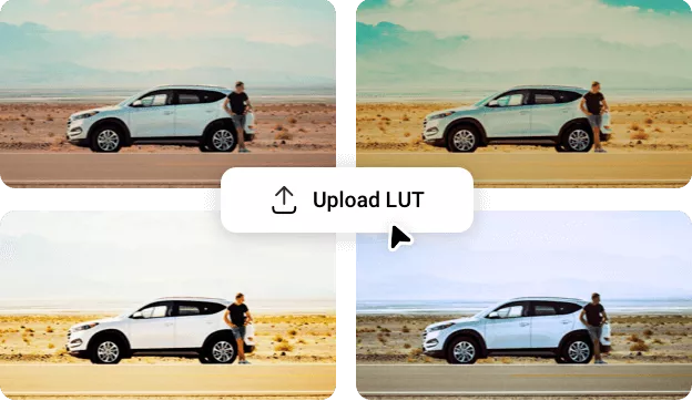 Upload Custom LUT for a Cinematic Look